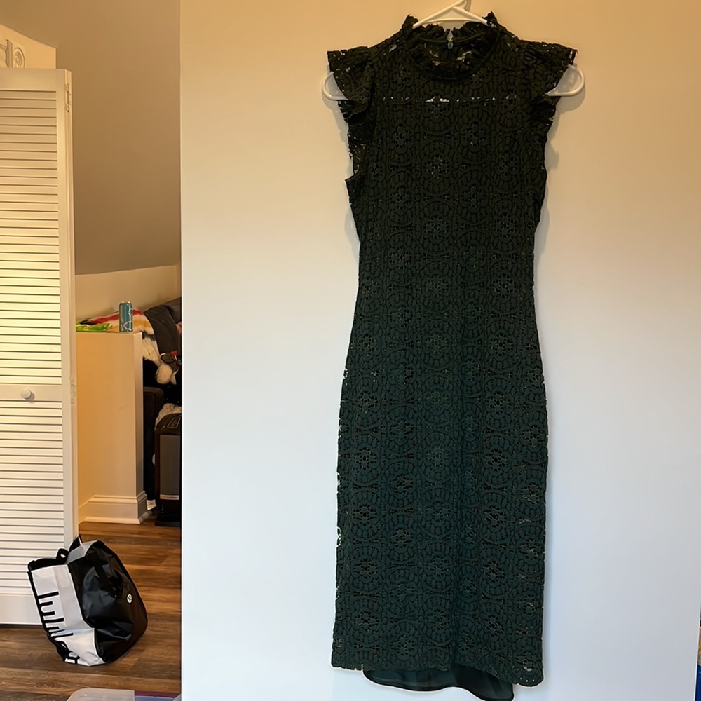 Zara lace midi dress
